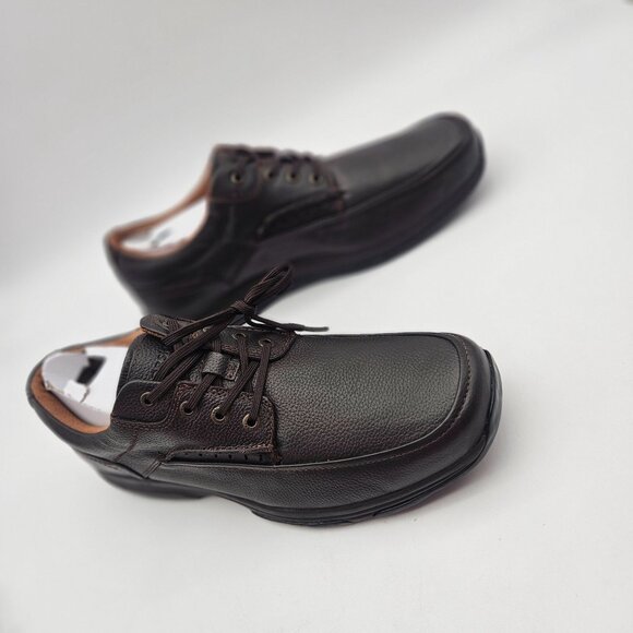 Florsheim Comfortech Brown Leather Lace Up Comfort Walking Shoes Mens Sz 13 NEW - Picture 3 of 8